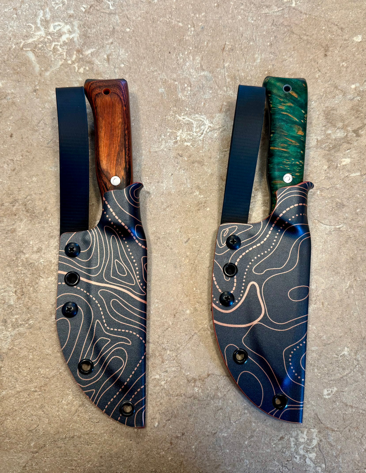 Badlands Fieldcraft “Head Hunter” Knife - Handmade Montana Hybrid Field Blade - 1/8” Pop’s Pro Cut