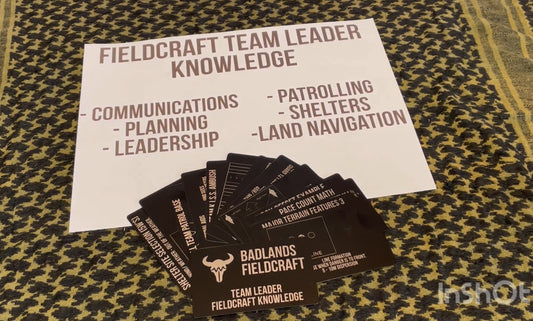 Team Leader Fieldcraft Knowledge Cards